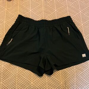 Vuori Women's Dark Green Athletic Shorts